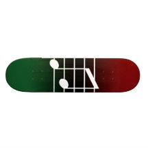 8th note 4 custom skateboard