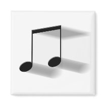 8th Note Blur Magnet