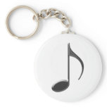 8th Note Key Chain