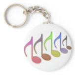 8th Note Reversed Small Key Chain