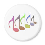 8th Note Reversed Small Magnet