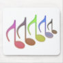 8th Note Reversed Small Mouse Pad