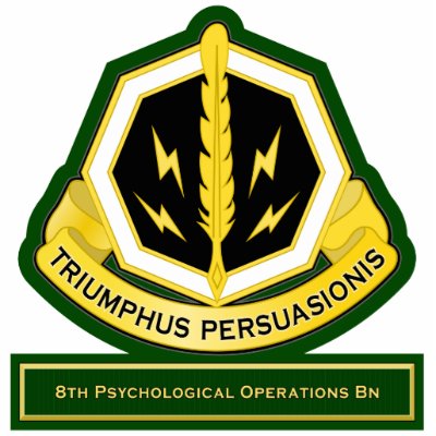 8th Psychological Operations Battalion flash Photo Cutout by a2zgraphicsworks