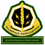 8th Psychological Operations Battalion flash Photo Cutout