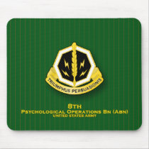 8th Psychological Operations Bn - Airborne DUI mousepads