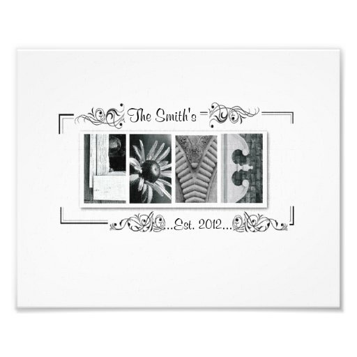 8x10 Alphabet Letter Photography Love Print