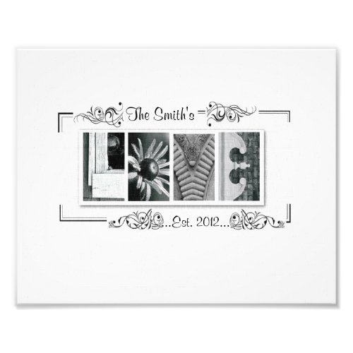8x10 Alphabet Letter Photography Love Print photoenlargement