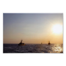 8x10 Awaiting Navy Underway Replenishment Photo Art