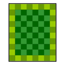 8x10 Dominoes TAG Grid (2" Fridge Magnets) Poster