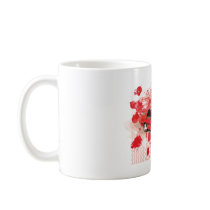 9000 aero red, grunge style mug
