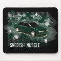 9000 aero scarabe green, Swedish Muscle mousepads