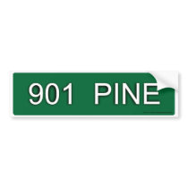 901 PINE SIGN BUMPER STICKER bumper stickers