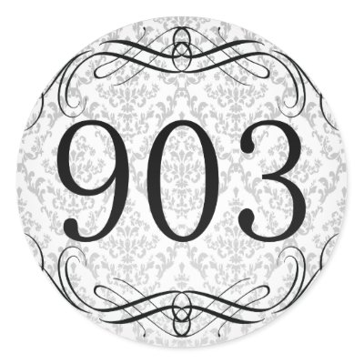 903 Area Code Sticker by