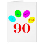 90 Balloons Greeting Cards