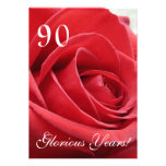 90 Glorious Years!-Birthday Celebration Personalized Announcement