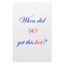 90  Hot stationery