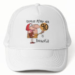 90 is Beautiful Tshirts and gifts Trucker Hat