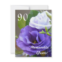 90 Memorable Years!-Birthday Celebration/ Quote Personalized Announcement