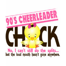 90’s Cheerleader Chick t-shirts by chicktees 90’s Cheerleader Chick t-shirts