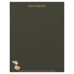 $.90 Soft Flowers Letterhead Business Work Career
