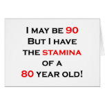 90 stamina cards