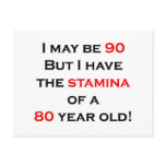 90 stamina postcard
