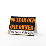90 Year Old, One Owner - Needs Parts, Make Offer Cards