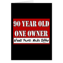 90 Year Old, One Owner - Needs Parts, Make Offer Greeting Cards