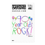 90 Year Olds Rock ! Stamp