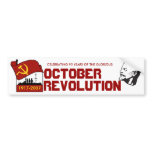 90 YEARS OCTOBER REVOLUTION BUMPER STICKER