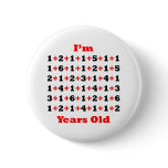 90 Years old! Blk Red Pins