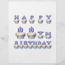 90 Years Old Personalized Flyer