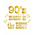 ladies_fitted_babydoll - If you think the music from the 1990's is your favorite, then this golden 90's Music is the Best design will let you share your love with others.