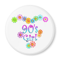 90's Girl Refrigerator Magnets