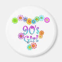 90's Girl Refrigerator Magnets