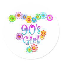 90's Girl Stickers