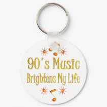 90s Music Brightens My Life keychains