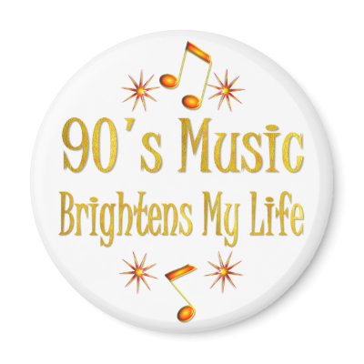 90s Music Brightens My Life Refrigerator Magnets by TLArnold6