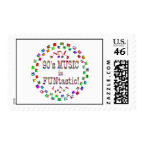 90s Music is FUNtastic Postage