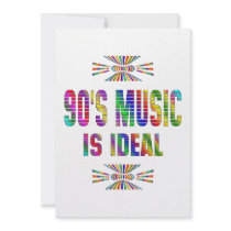 90s Music is Ideal Custom Announcements