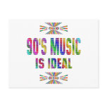 90s Music is Ideal Postcards