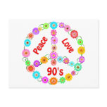 90s Peace Love postcards
