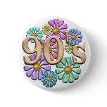 90s Retro Pinback Button