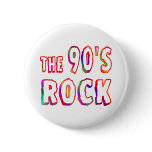 90s Rock Pinback Buttons