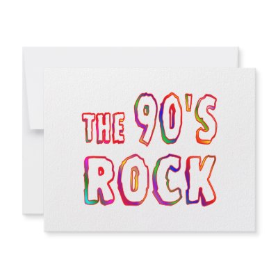90s Rock Custom Invitations by TLArnold6