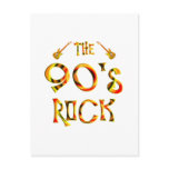 90's Rock Post Card