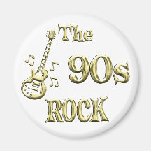 90s ROCK Refrigerator Magnet