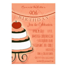 90th - 99th  Birthday Party Invitations