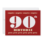 90th - 99th SURPRISE Birthday Party Invitation