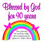 90TH BIRTHDAY BLESSING POSTER